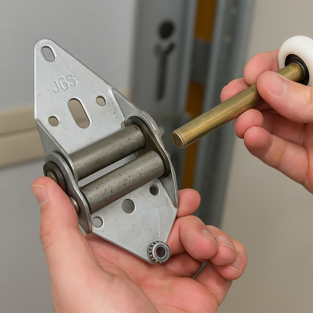 Garage door roller replacement service for smoother and quieter operation in Spring TX