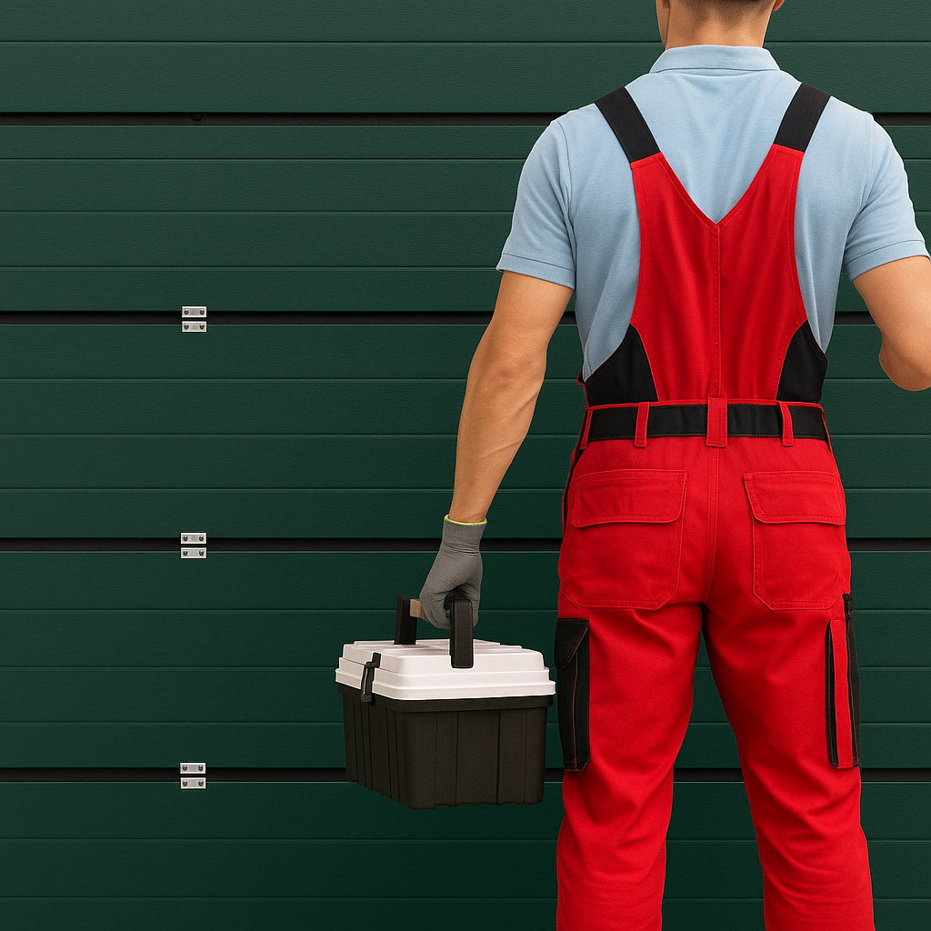 Garage door maintenance service in Spring TX by expert technician