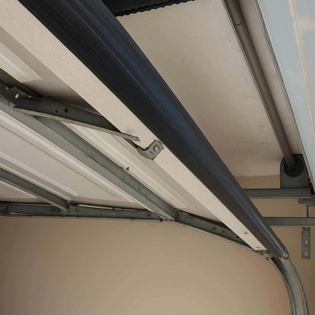 Winter garage door seal replacement for insulation and weather protection in Spring Texas