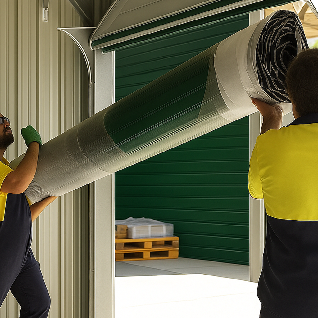 Roll up garage door installation for residential and commercial properties in Spring TX